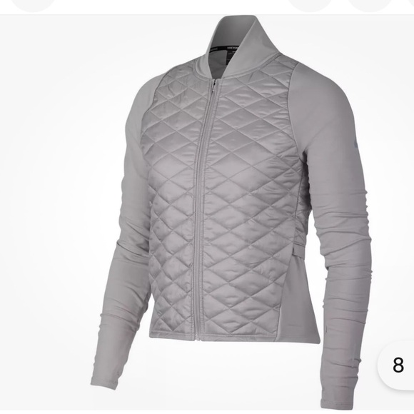 Nike AeroLayer Thermore Running Jacket Atmosphere Grey Size S - Picture 1 of 14
